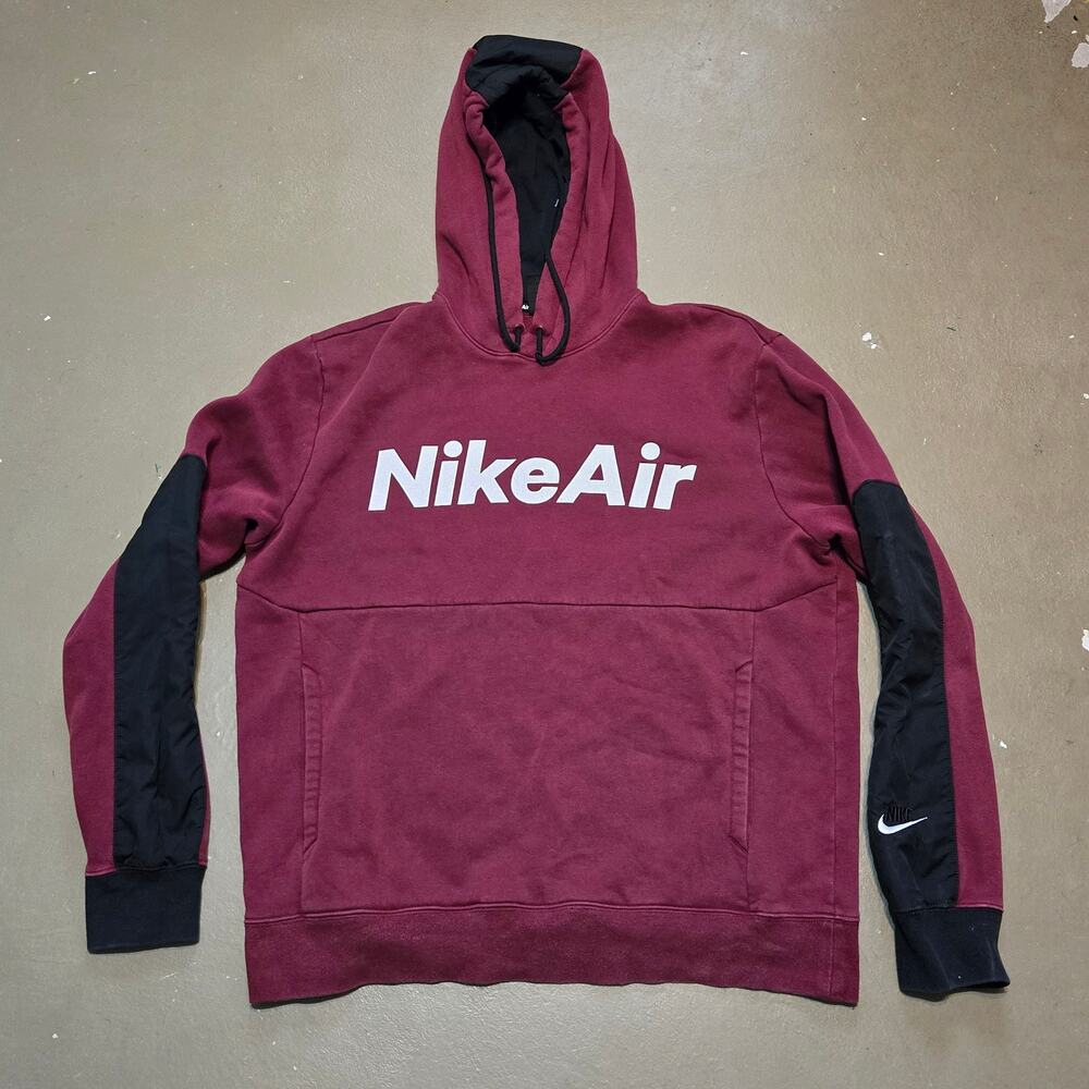 Nike Sportswear Nike Air Logo Fleece Long Sleeve Hoodie‎ Men's Size Large